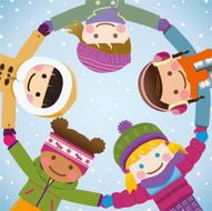 Winter Friends Girls