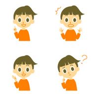 Girl speaking surprised confused