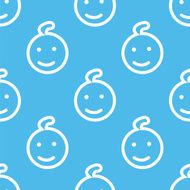 Kid seamless pattern