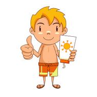 Kid sunscreen