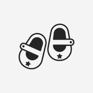 baby shoes icon