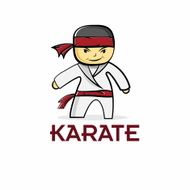 cartoon karate boy