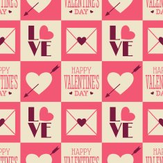Valentine's Day Seamless Background N2