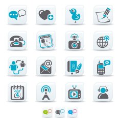 Social Media Icons N33