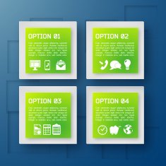 Flat Business Infographic Background N58