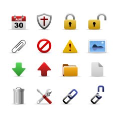 Web Icons Set Vector