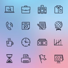 Office Line Icons N2