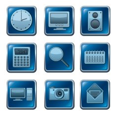 computer applications buttons