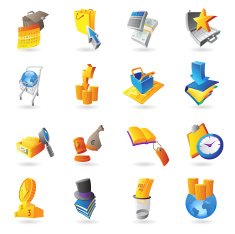 Icons for business and finance N2
