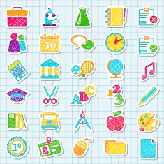 school stickers