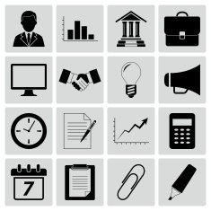 office and business icons N62