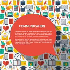 Flat Business Infographic Background N92
