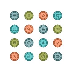Retro E-Commerce Badges
