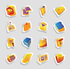 Icons for books and papers N2