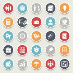 Business and Management Icons N16