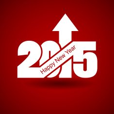 Happy New Year with arrow up N4