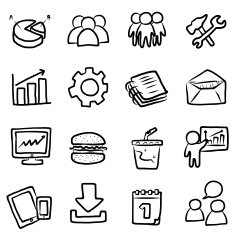 business set cartoon