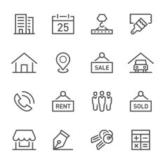 Real Estate Icons N9
