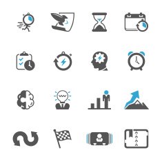 Productive & Efficiency Icon Set