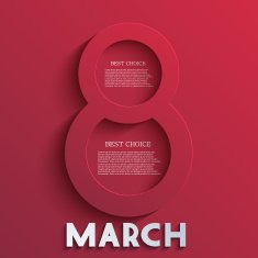 Vector women's day background Eps10 N12