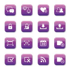 Internet icons set N2
