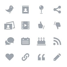 Social Media Icons N48