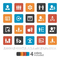 Business and Management Icons N19