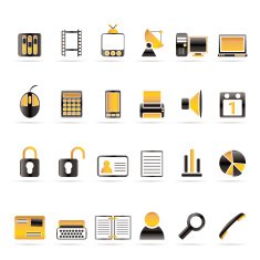 Business and Office icons N108