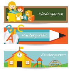 Kindergarten Preschool Banner Free Image Download