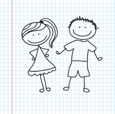 Children couple