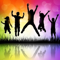 Children Jumping N3