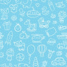baby boy toys pattern