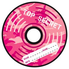 Pink Camouflage Picture Disc