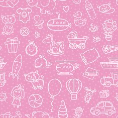 baby girl toys pattern