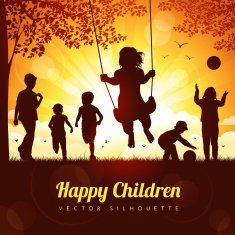 Happy Children Playing N11