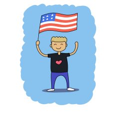 USA Flag N8