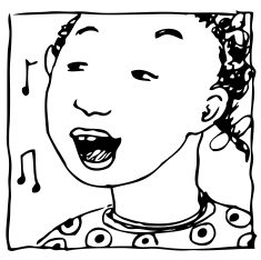Singing girl N2