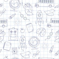 Seamless school pattern free image download