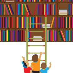 Children and books Reading education knowledge learning fla