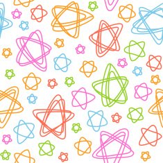Abstract doodle pattern