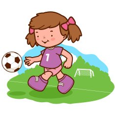 Girl Soccer Player N2