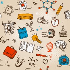 Back To School seamless illustration