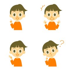 Girl speaking surprised confused