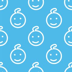 Kid seamless pattern