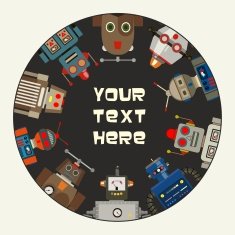 Retro Toy Robots Promotional Frame