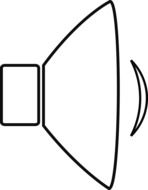 speaker volume drawing