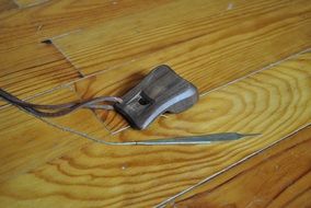 Musical instrument on the wood