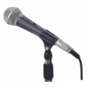 stand microphone as a drawing