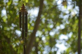 wind chimes, asian bell outdoor