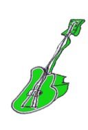 green guitar